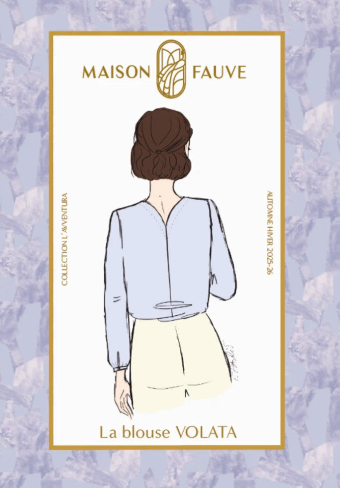 Volata Blouse - Sewing Pattern | Maison Fauve