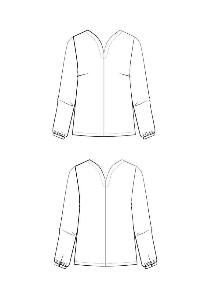 Volata Blouse - Sewing Pattern | Maison Fauve