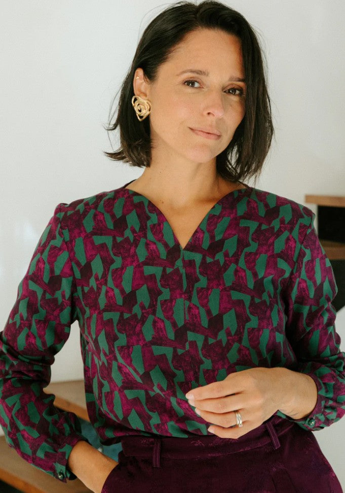 Volata Blouse - Sewing Pattern | Maison Fauve – MaaiDesign Fabrics