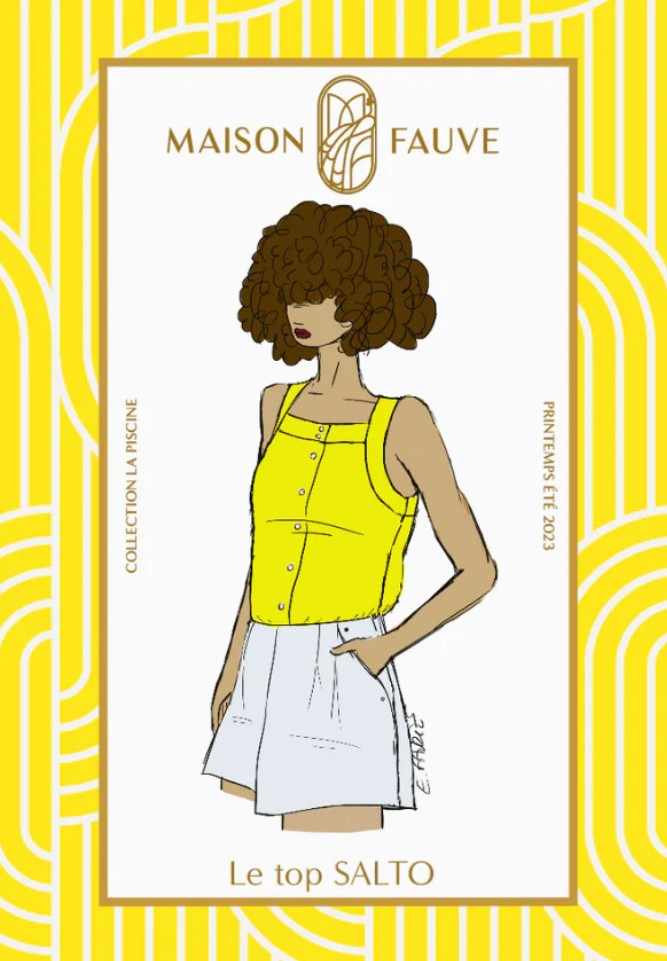 Salto Top - Sewing Pattern | Maison Fauve