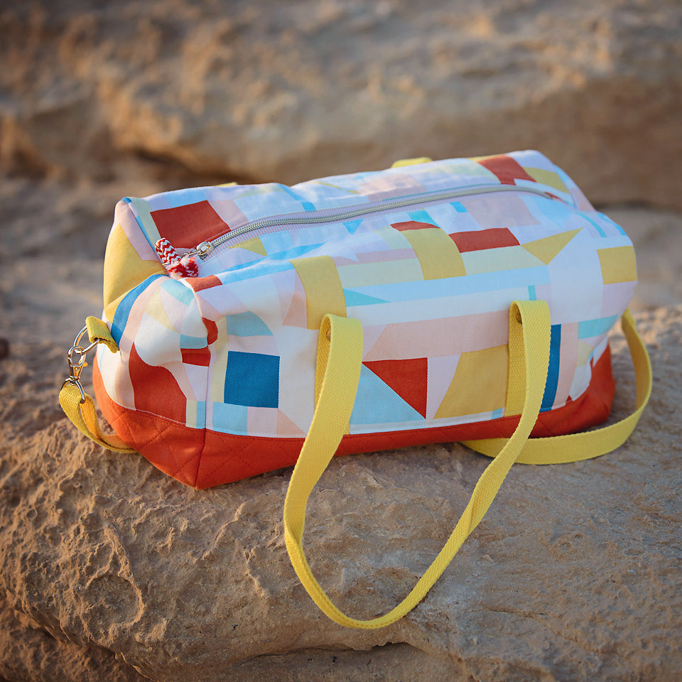 See You At Six - Cubistics - Cotton Canvas Gabardine Twill - Off-White