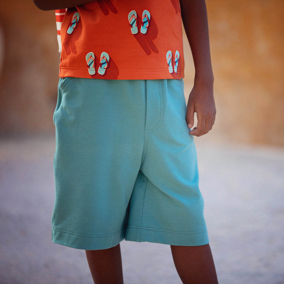 See You At Six - French Terry - Dusty Turquoise