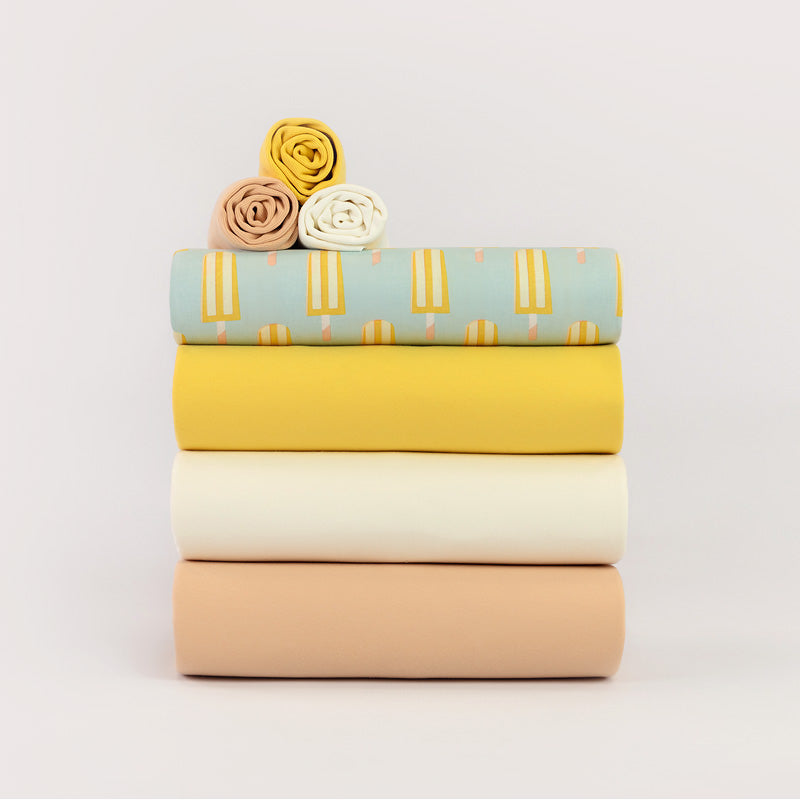 See You At Six - French Terry - Peachy Beige