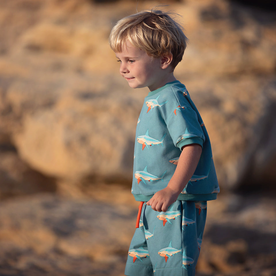 See You At Six - Ribbing - Dusty Turquoise