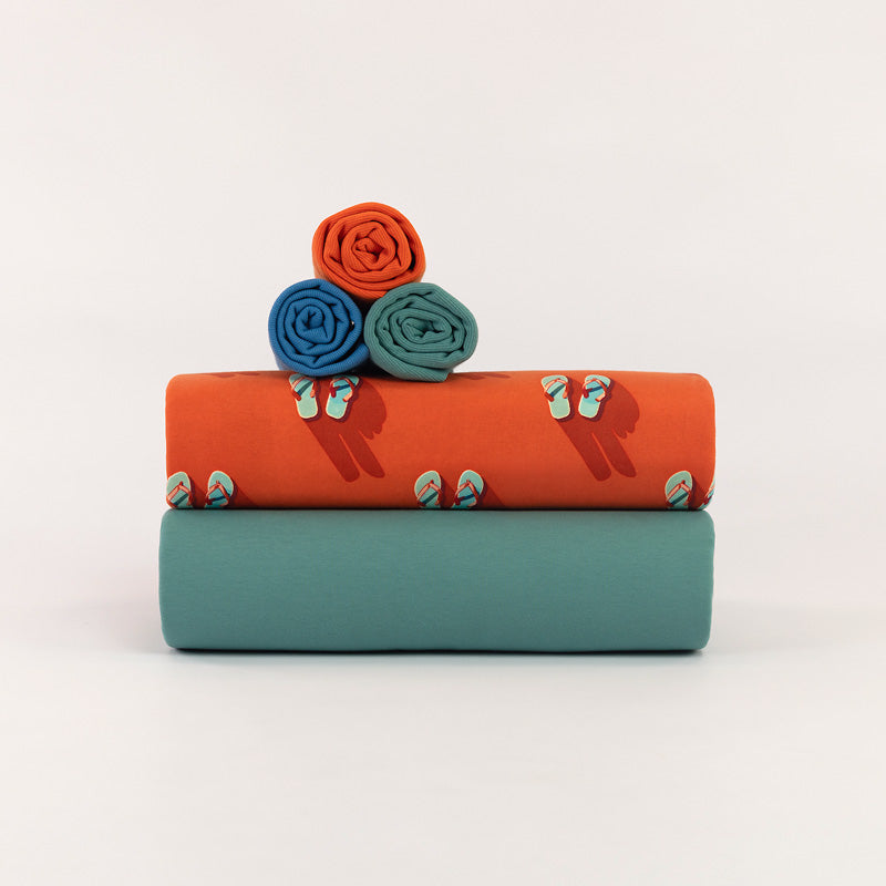 See You At Six - Ribbing - Dusty Turquoise