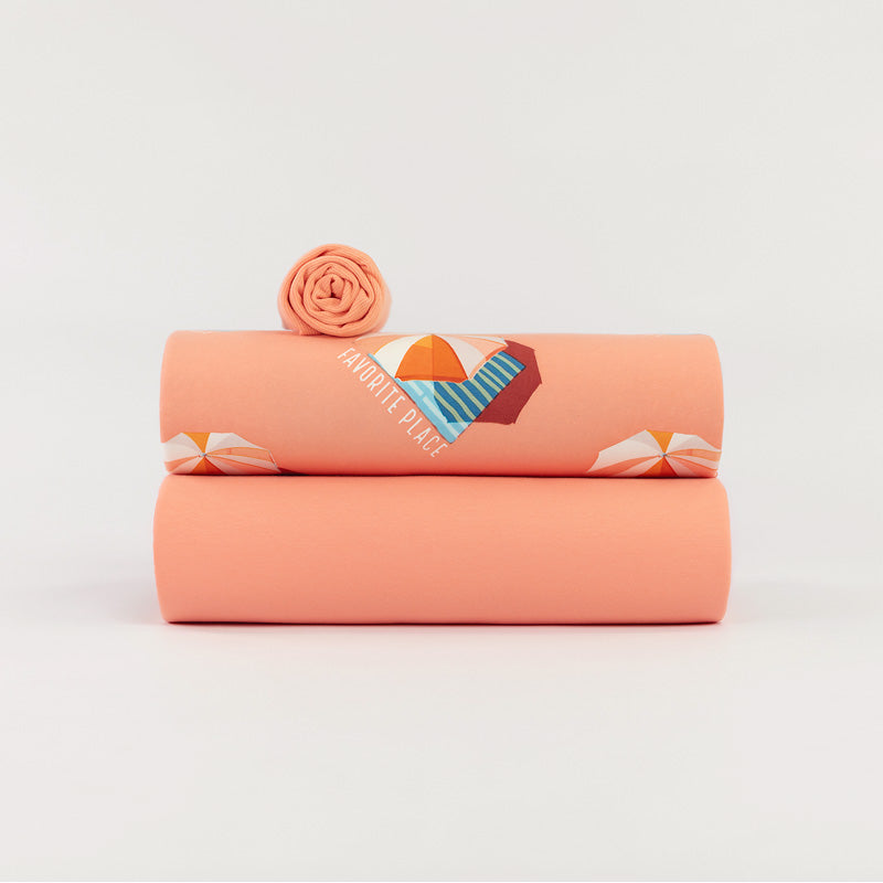 See You At Six - Ribbing - Papaya Punch Pink