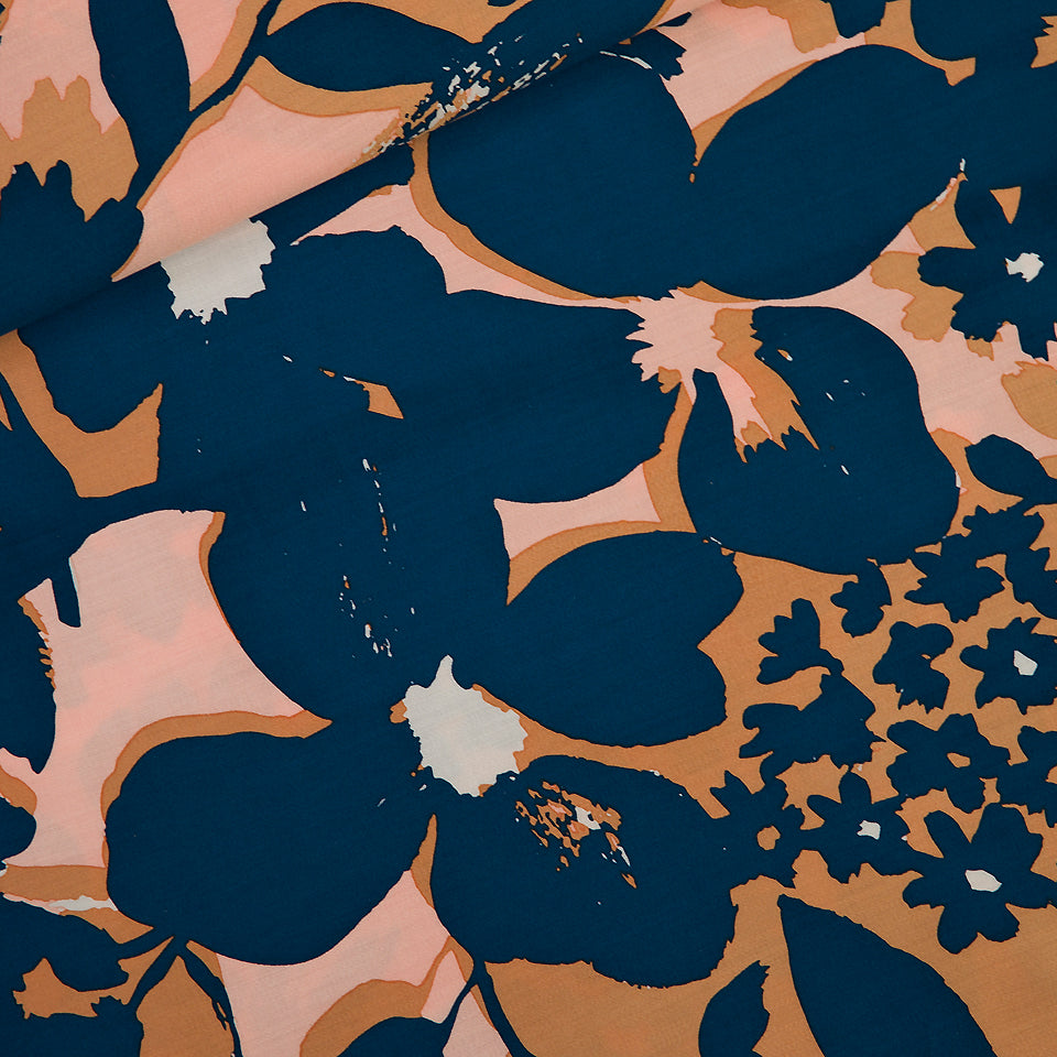 See You At Six - Shadow Flowers - Viscose Rayon Satin