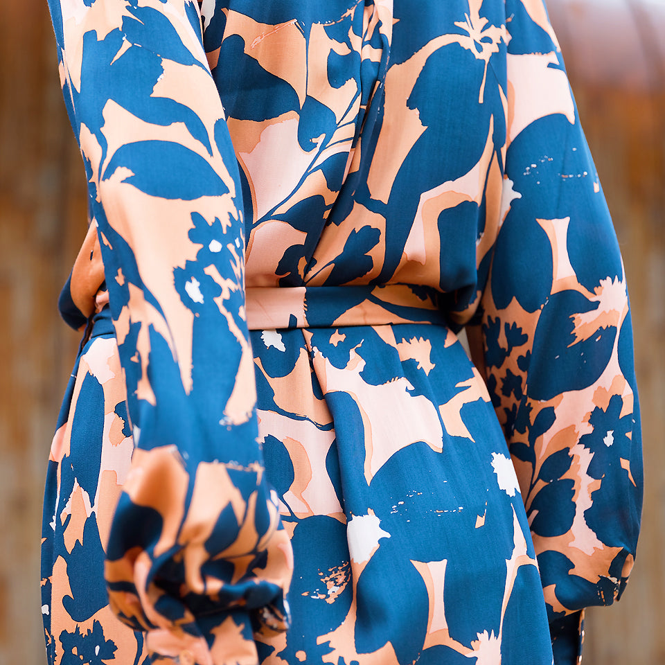 See You At Six - Shadow Flowers - Viscose Rayon Satin