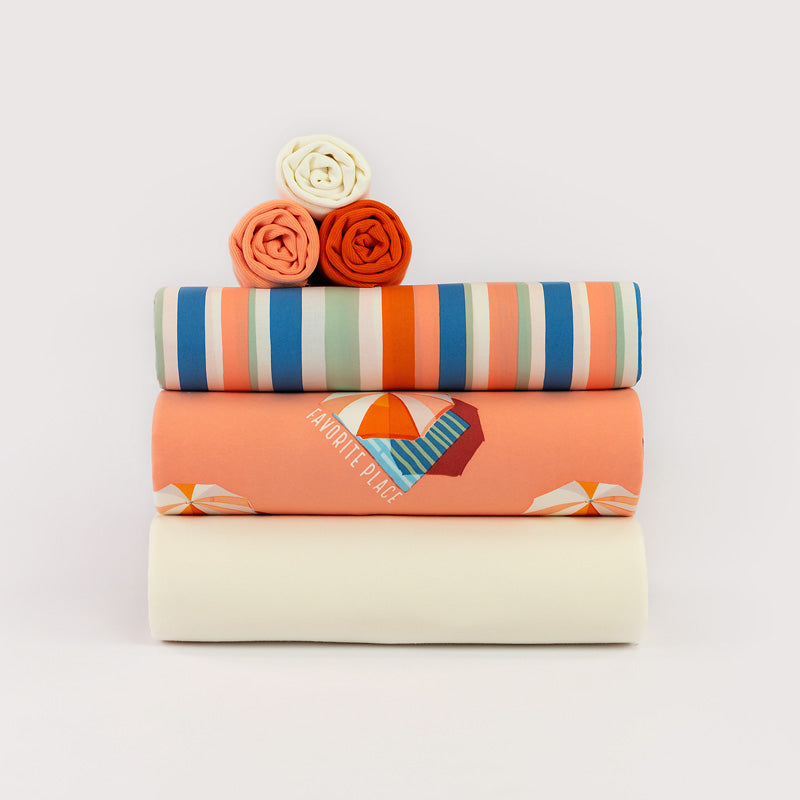 See You At Six - Summer Verticals - Cotton - Off-White