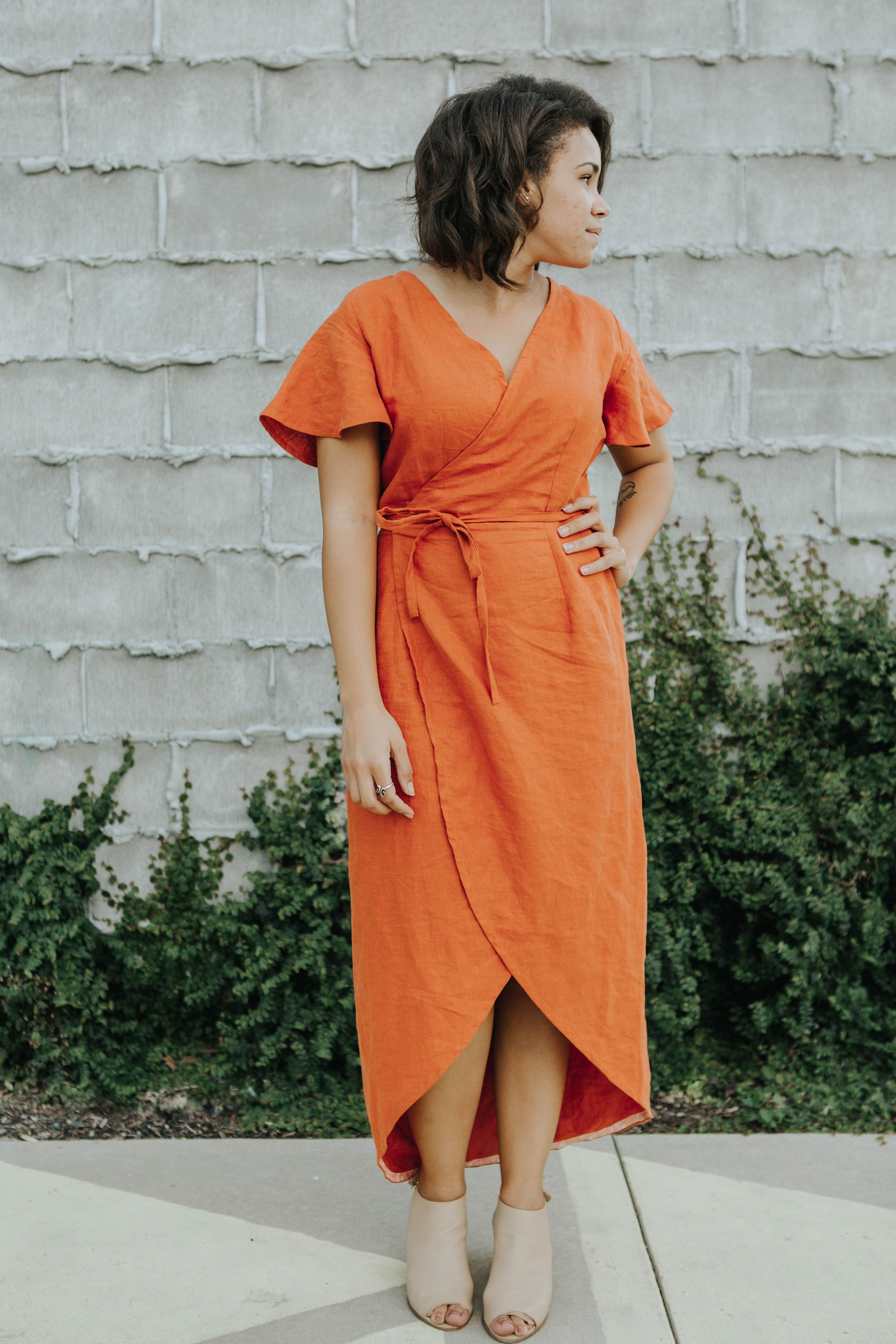PDF Pattern - CharliAnne Wrap Dress | Sew To Grow