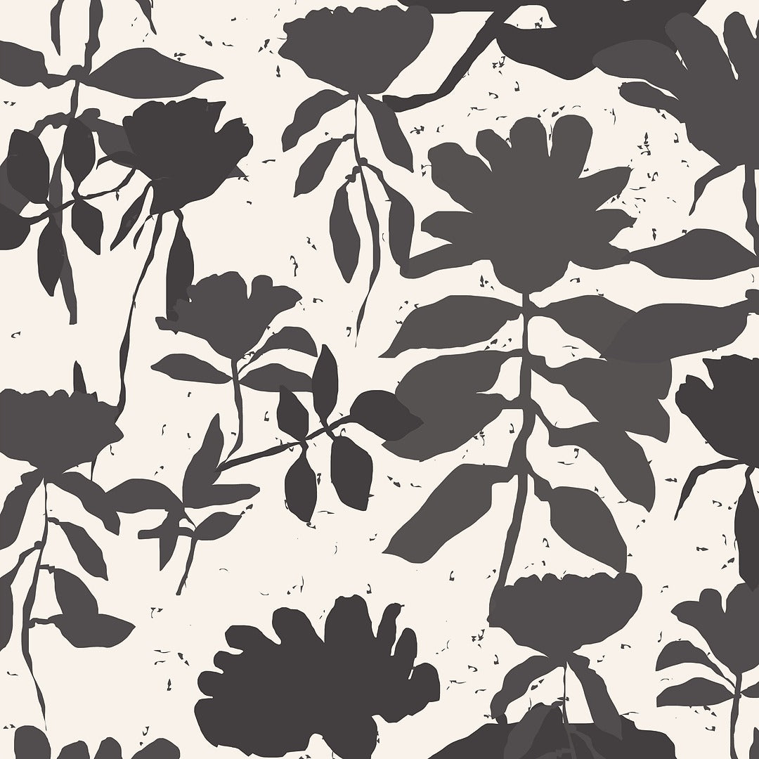 Light & Lush - Viscose Twill - Shadow Flowers
