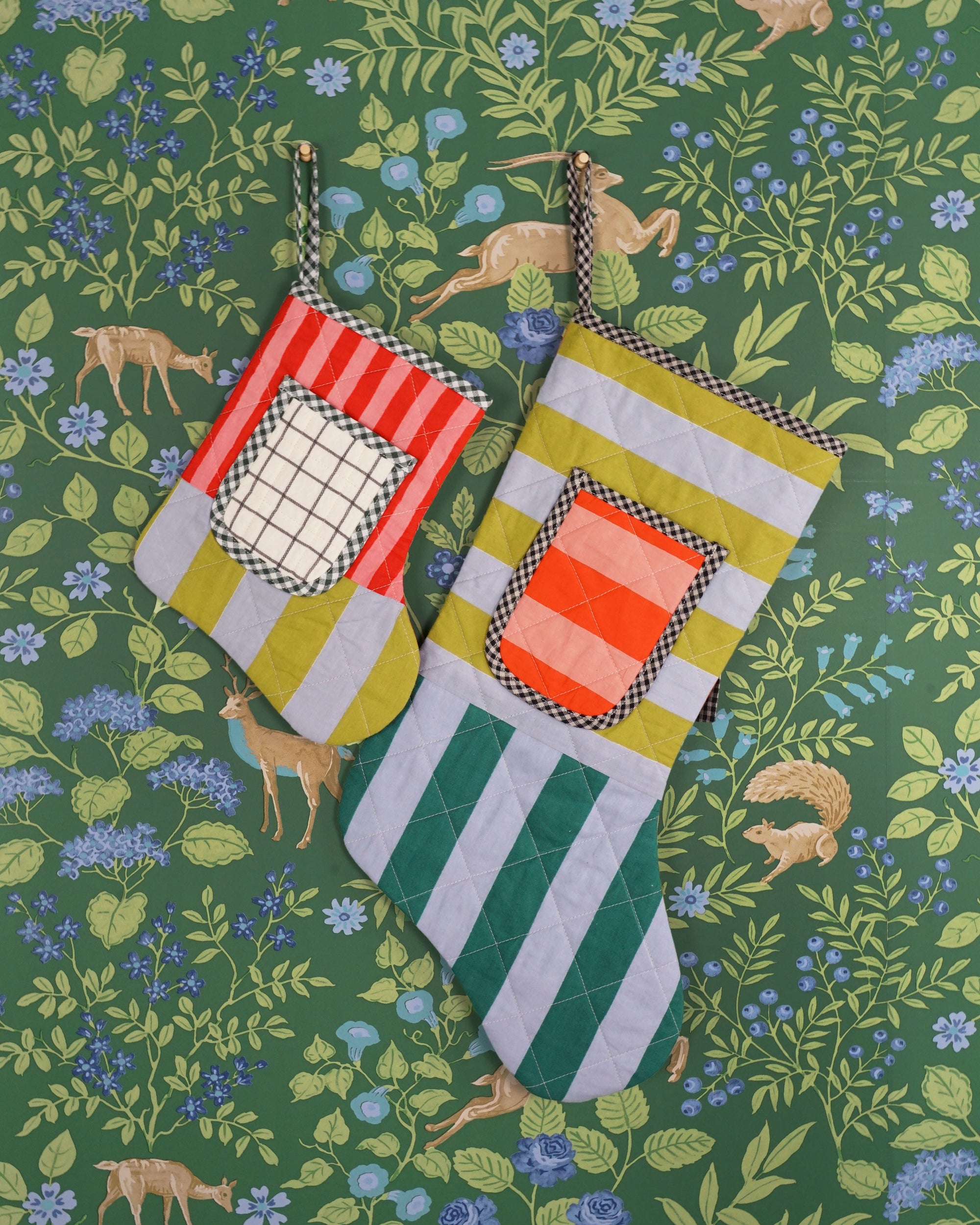 PDF Pattern - Quilted Pocket Stocking | Matchy Matchy Sewing Club