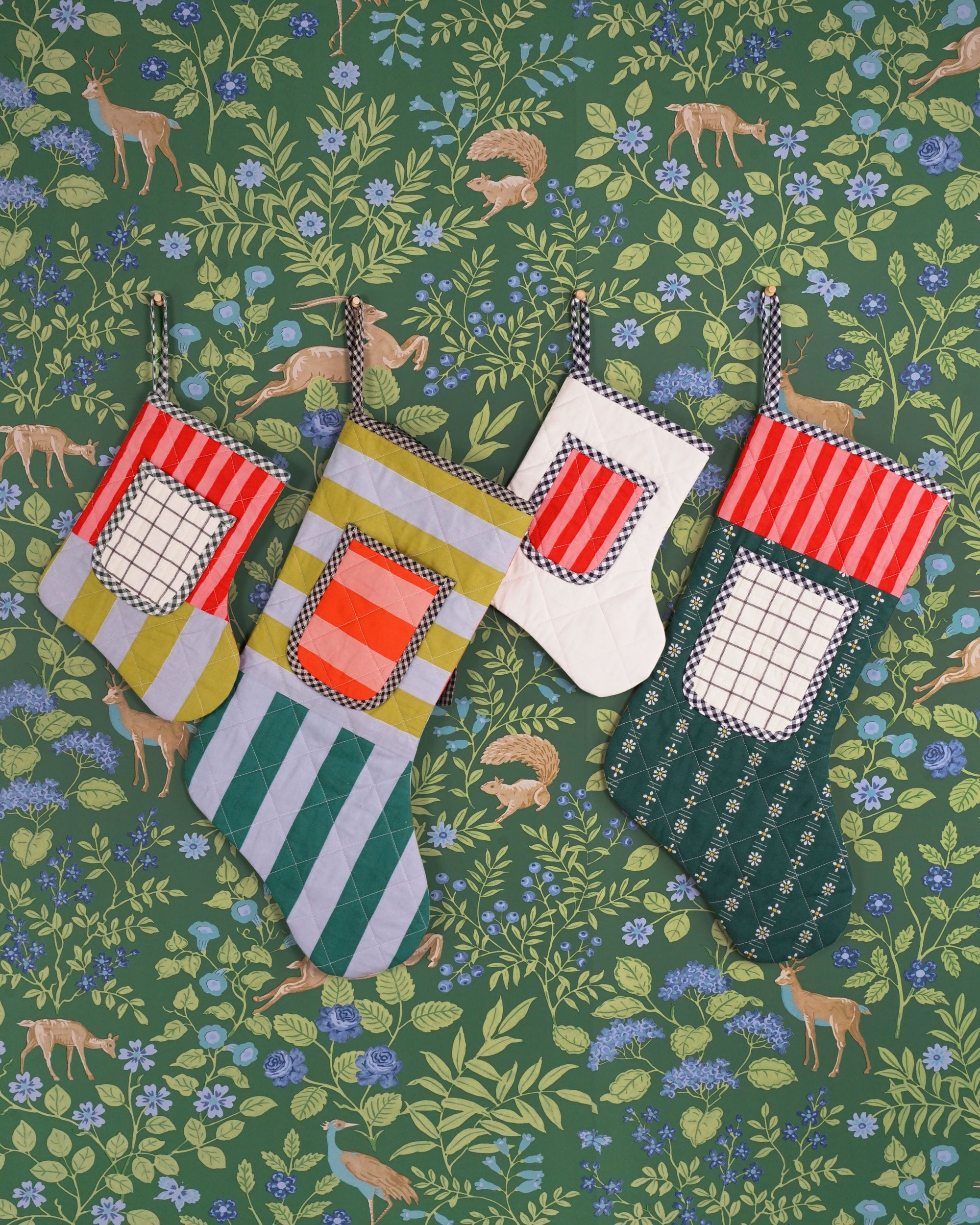 PDF Pattern - Quilted Pocket Stocking | Matchy Matchy Sewing Club