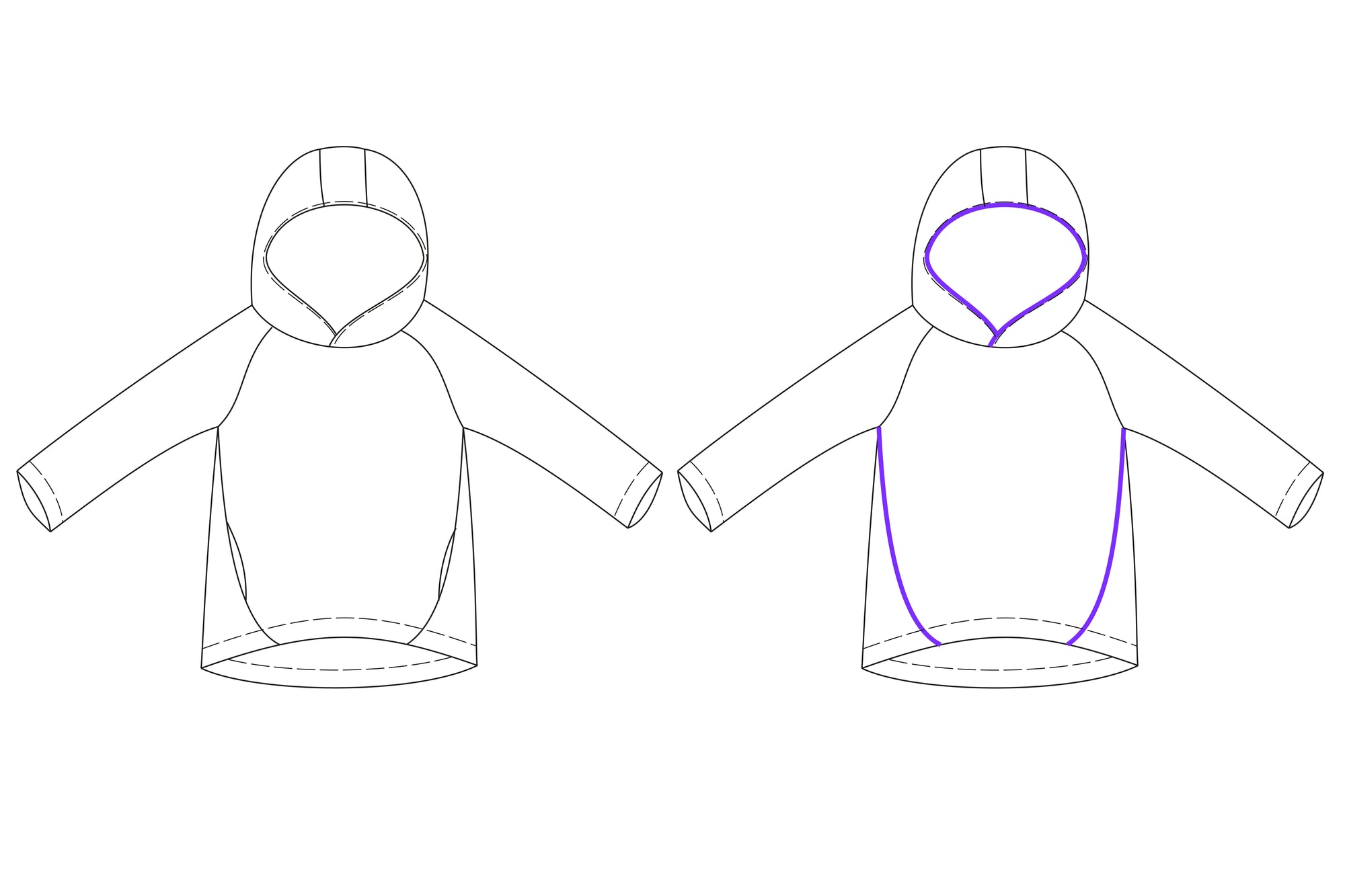 PDF Pattern - Sundowner Sweatshirt - Child | Waves & Wild