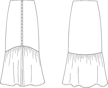 PDF Pattern - Suzanne Skirt | Cha' Coud