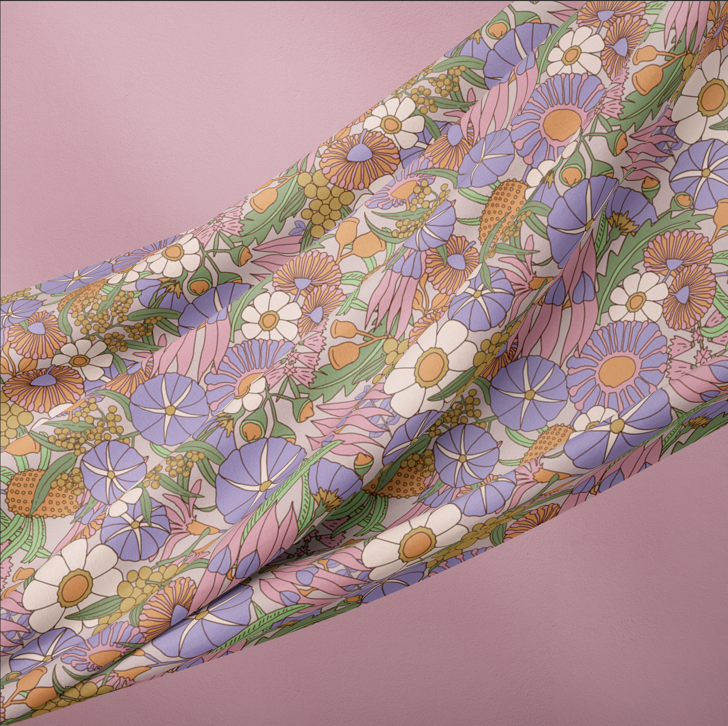 Ellie Whittaker - Organic Cotton Lawn - Sweetpea