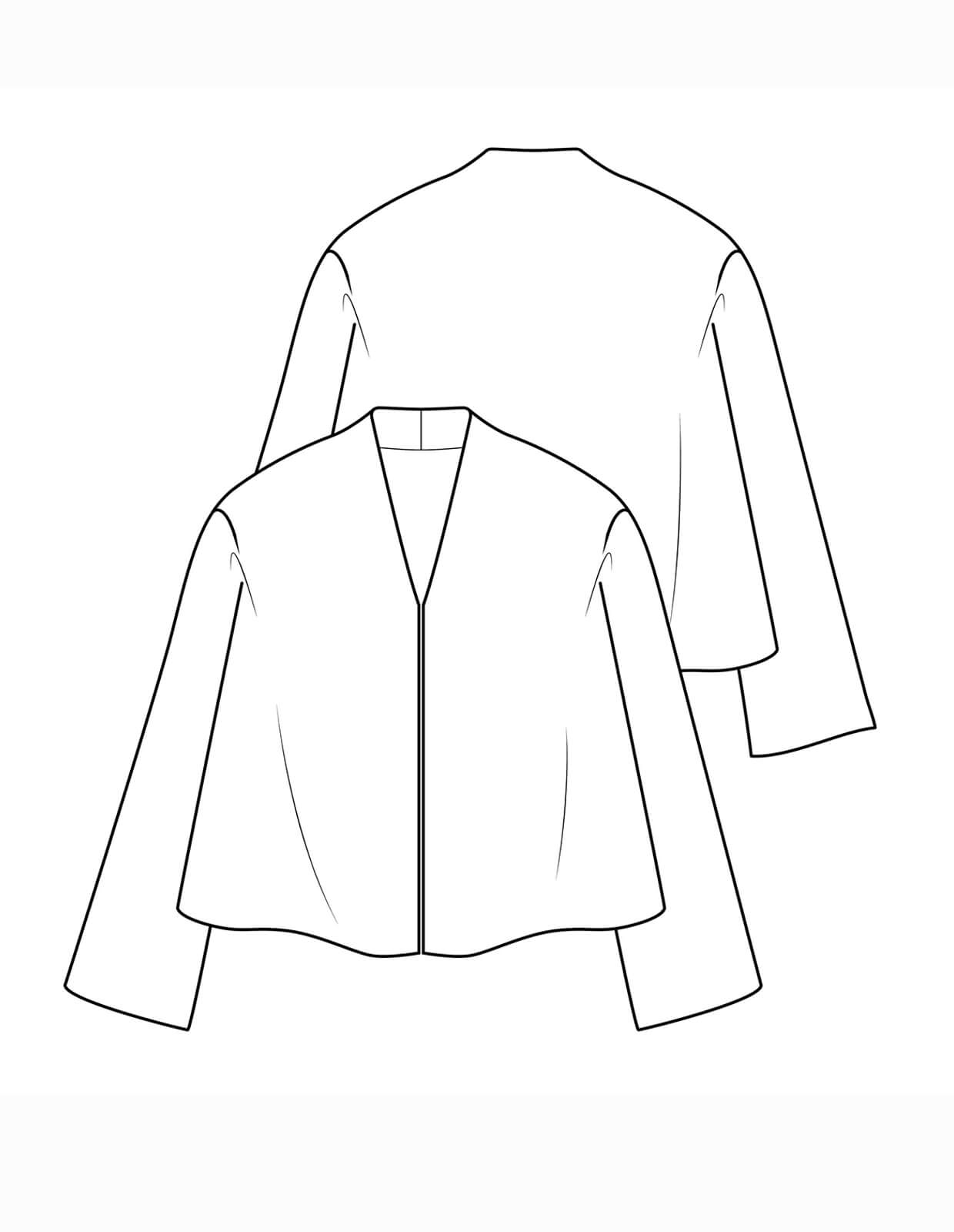 PDF Pattern - Swing Jacket | The Makers Atelier