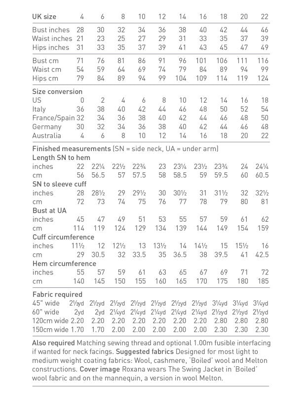 PDF Pattern - Swing Jacket | The Makers Atelier