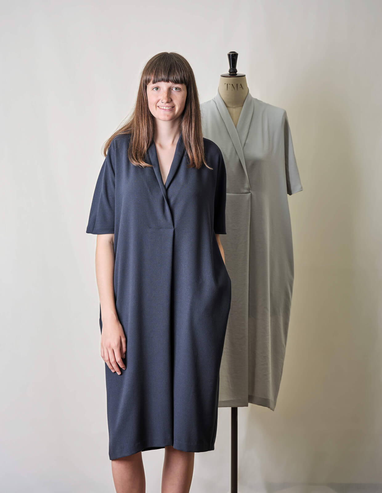 PDF Pattern - Shawl Collar Dress | The Makers Atelier