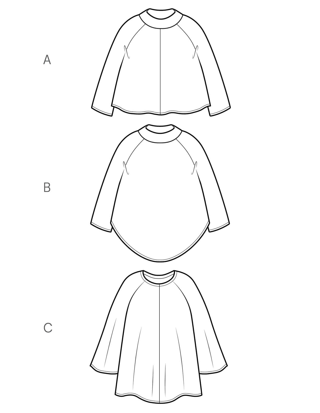 PDF Pattern - Flared Tunic and Top | The Makers Atelier