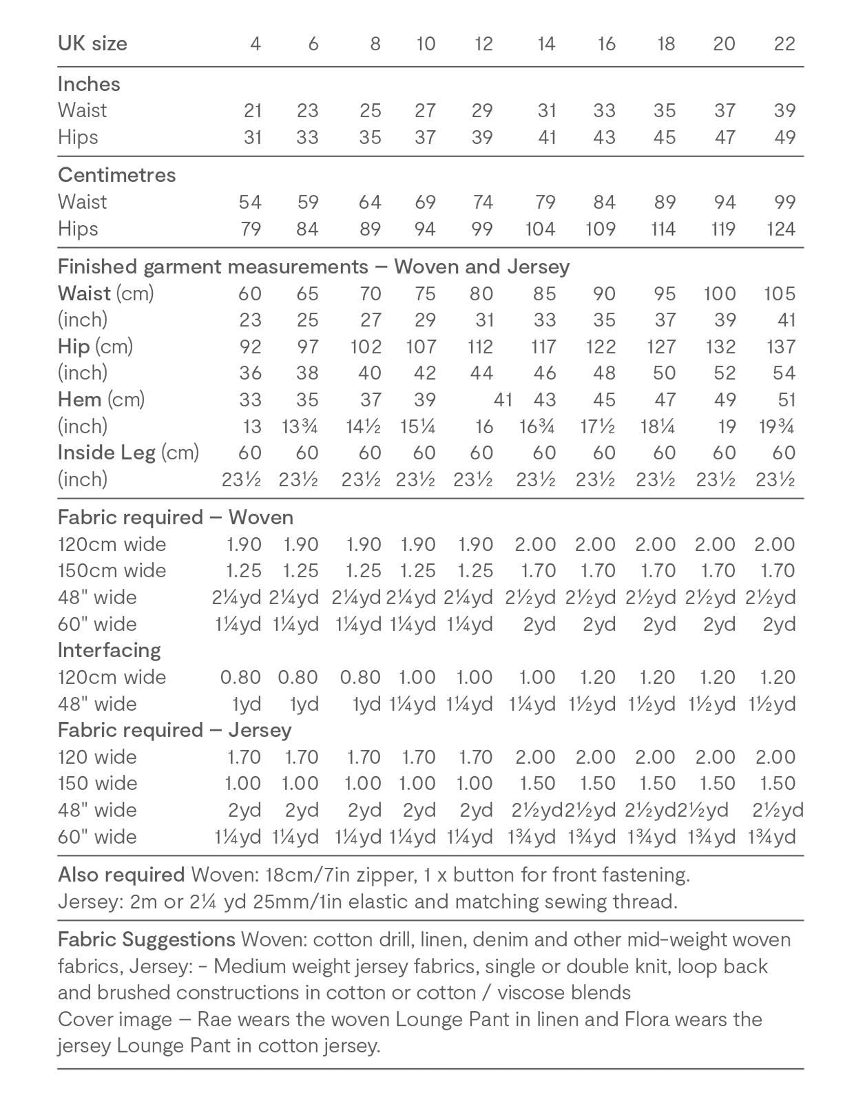 PDF Pattern - Lounge Pant | The Makers Atelier