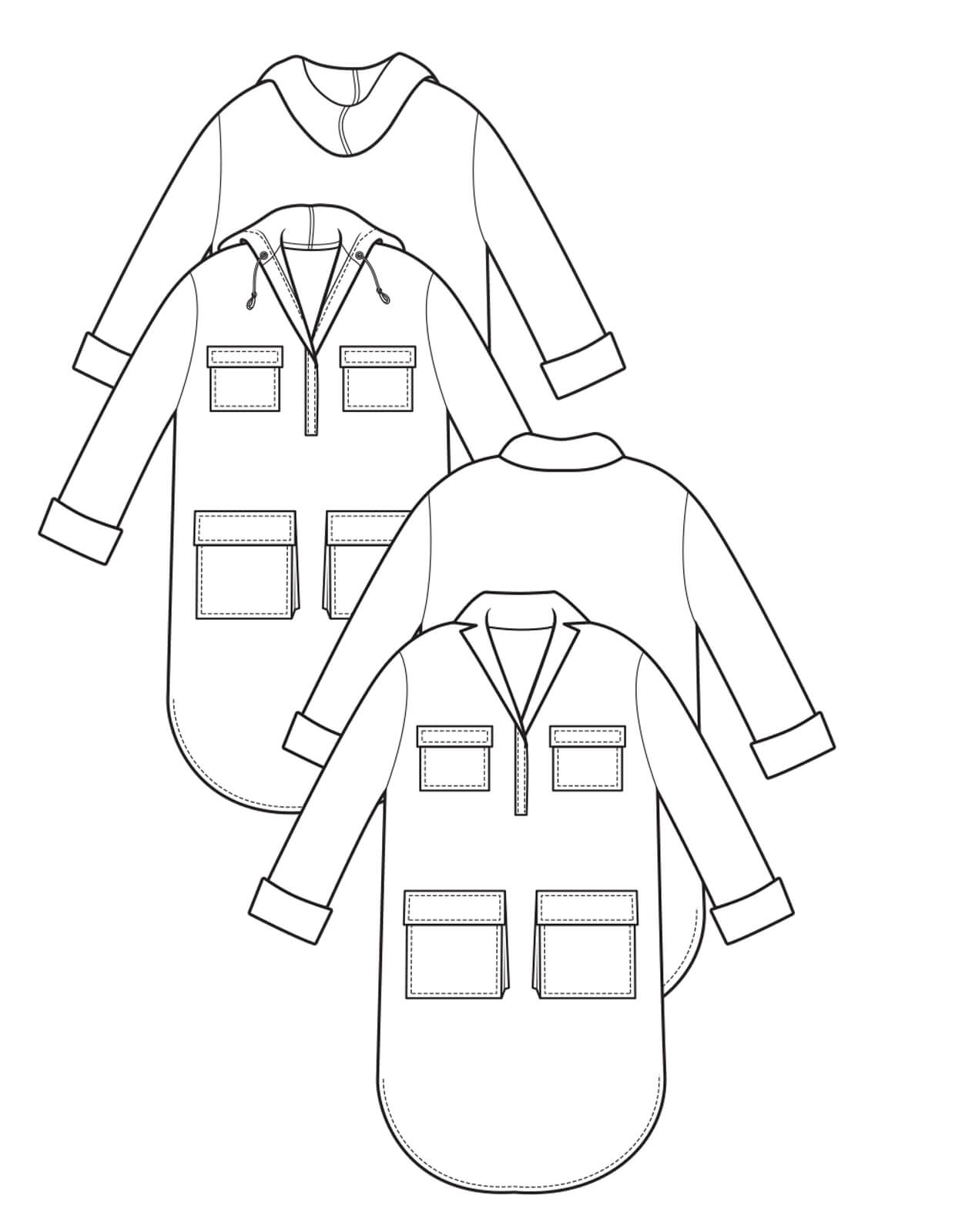 PDF Pattern - Overshirt | The Makers Atelier