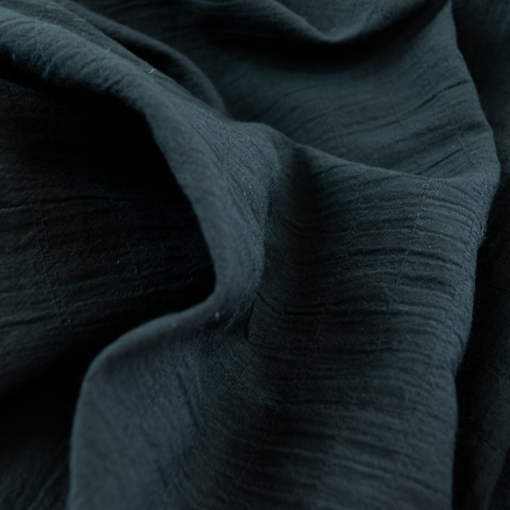 Textured Cotton - Black