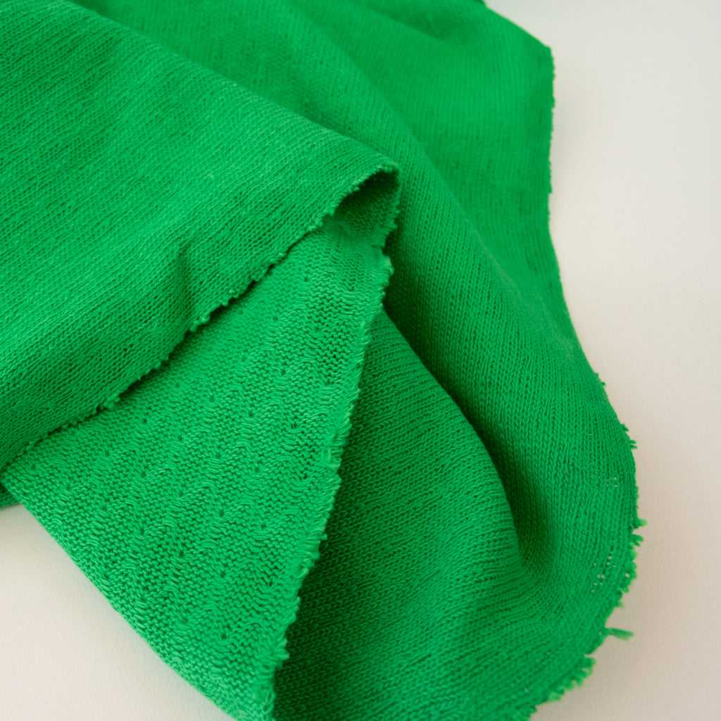 Cardigan Knit - Grass Green
