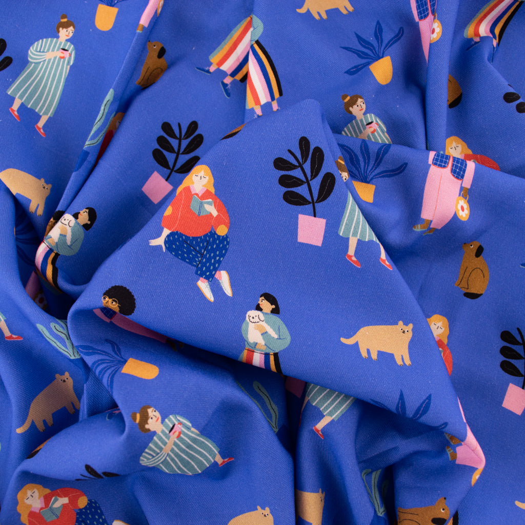 Jennifer Bouron - Cotton Viscose Twill - Cat People