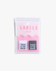 6 Woven Labels - This is the Back 2.0