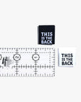 6 Woven Labels - This is the Back 2.0