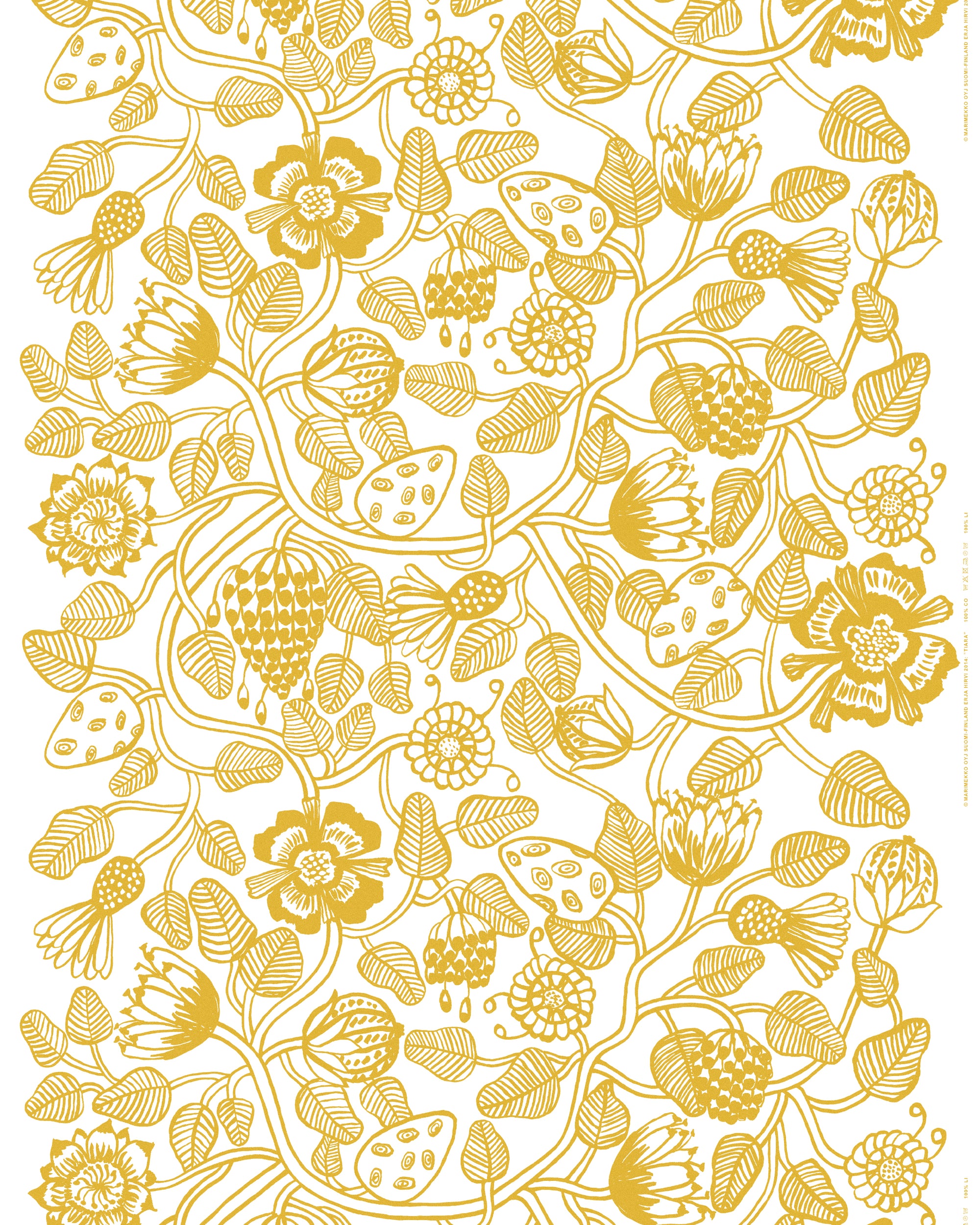 Marimekko - Tiara - Organic Cotton - Gold