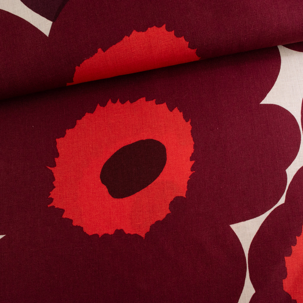 Marimekko - Unikko - Linen - Wine