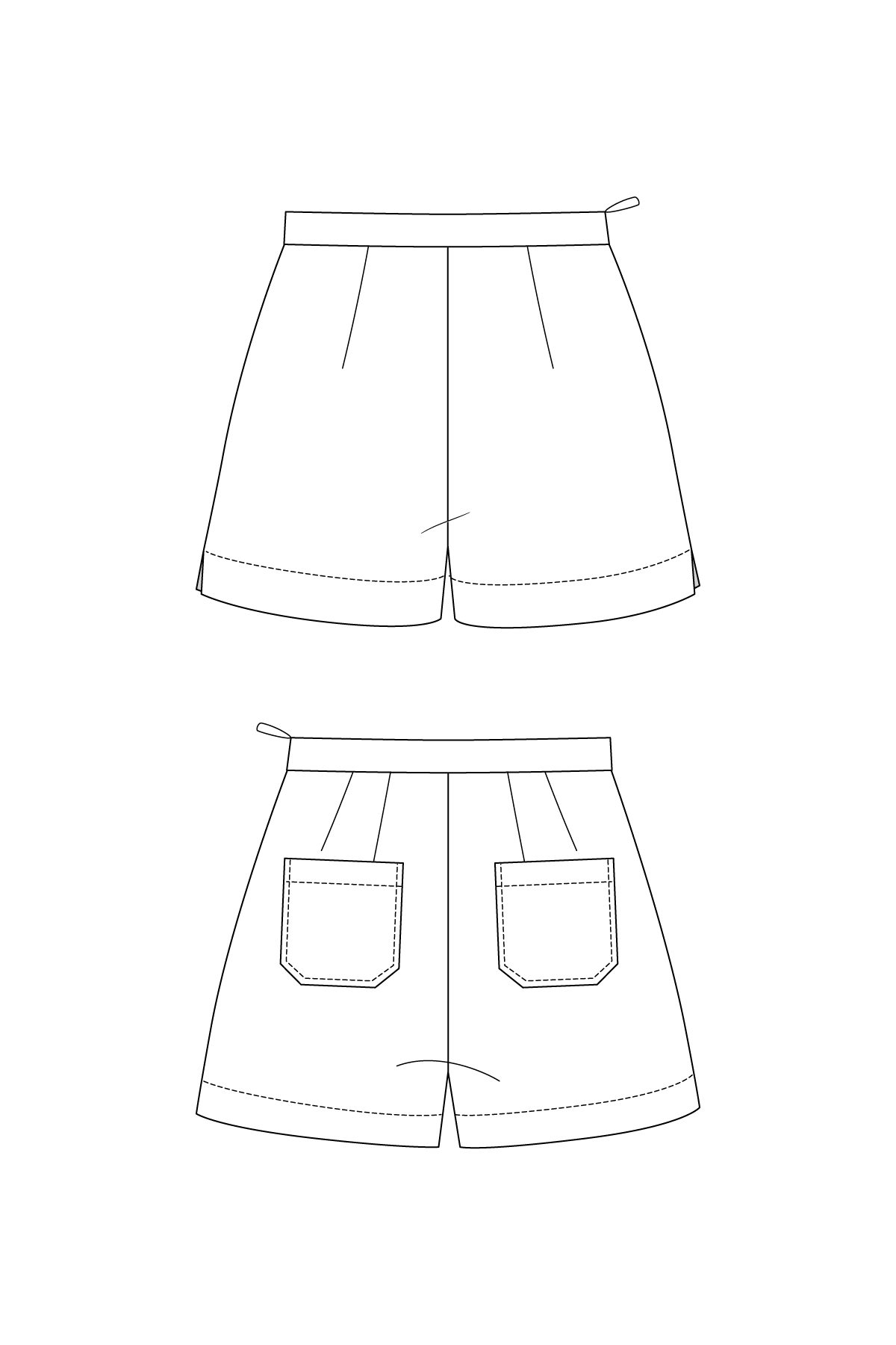 PDF Pattern - Verso Trousers & Shorts | Named Clothing