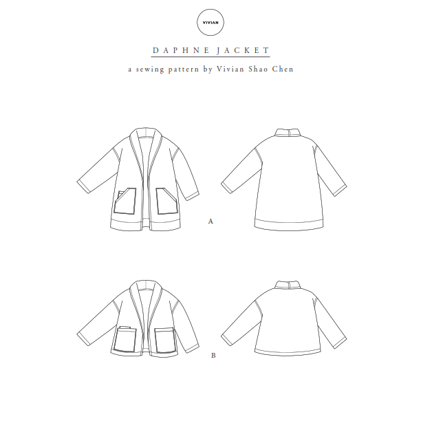 PDF Pattern - Daphne Jacket | Vivian Shao Chen