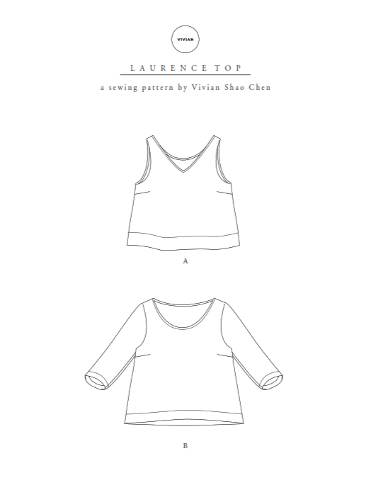 PDF Pattern - Laurence Top | Vivian Shao Chen