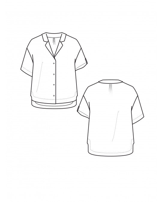 PDF Pattern - Vera shirt | Pauline Alice