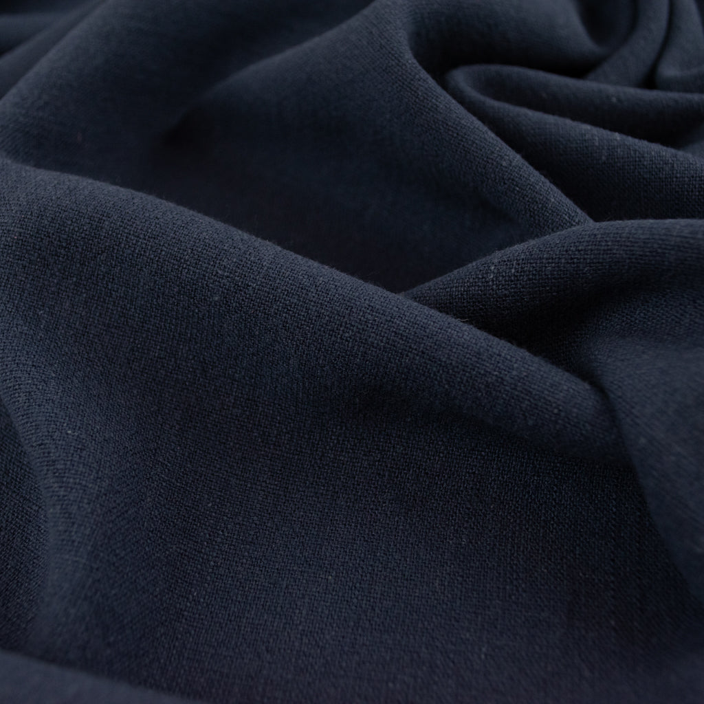 Viscose Linen Noil - Navy