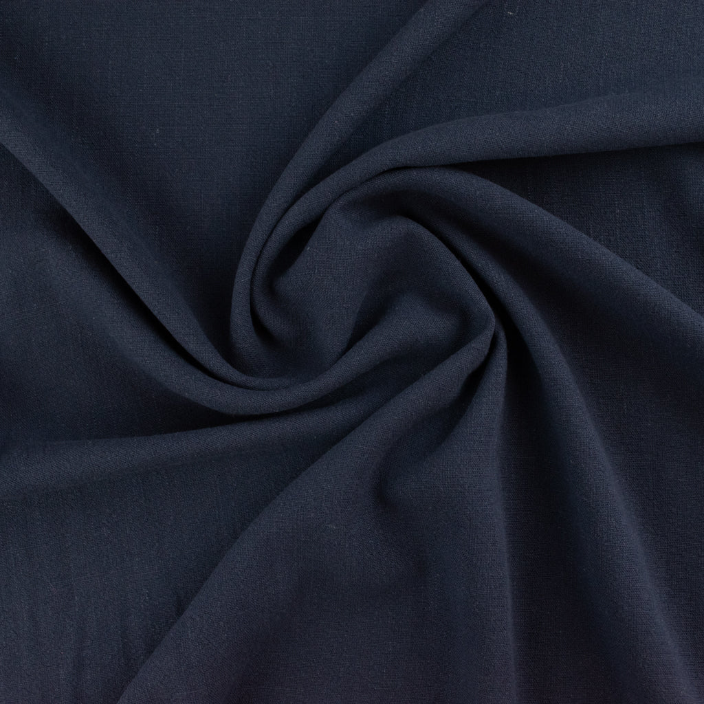Viscose Linen Noil - Navy