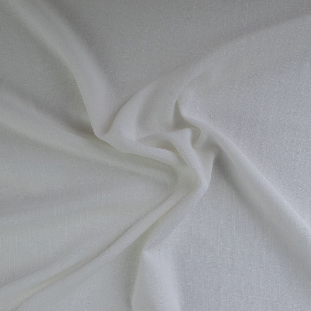 Viscose Linen Noil - White