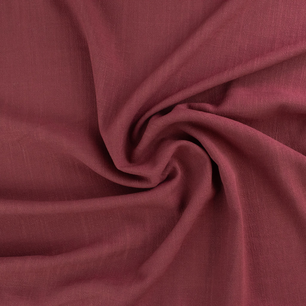 Viscose Linen Noil - Merlot