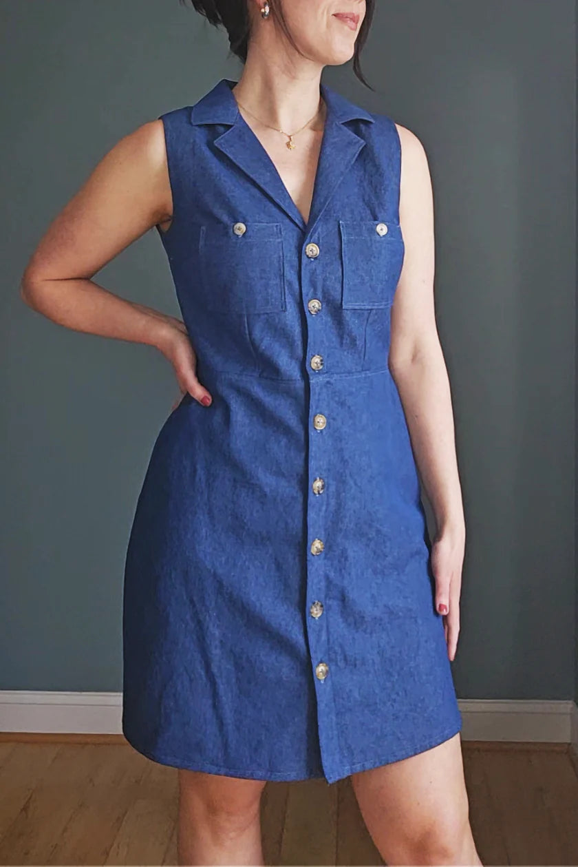 PDF Pattern - Vivi Blouse + Dress | Pattern Scout