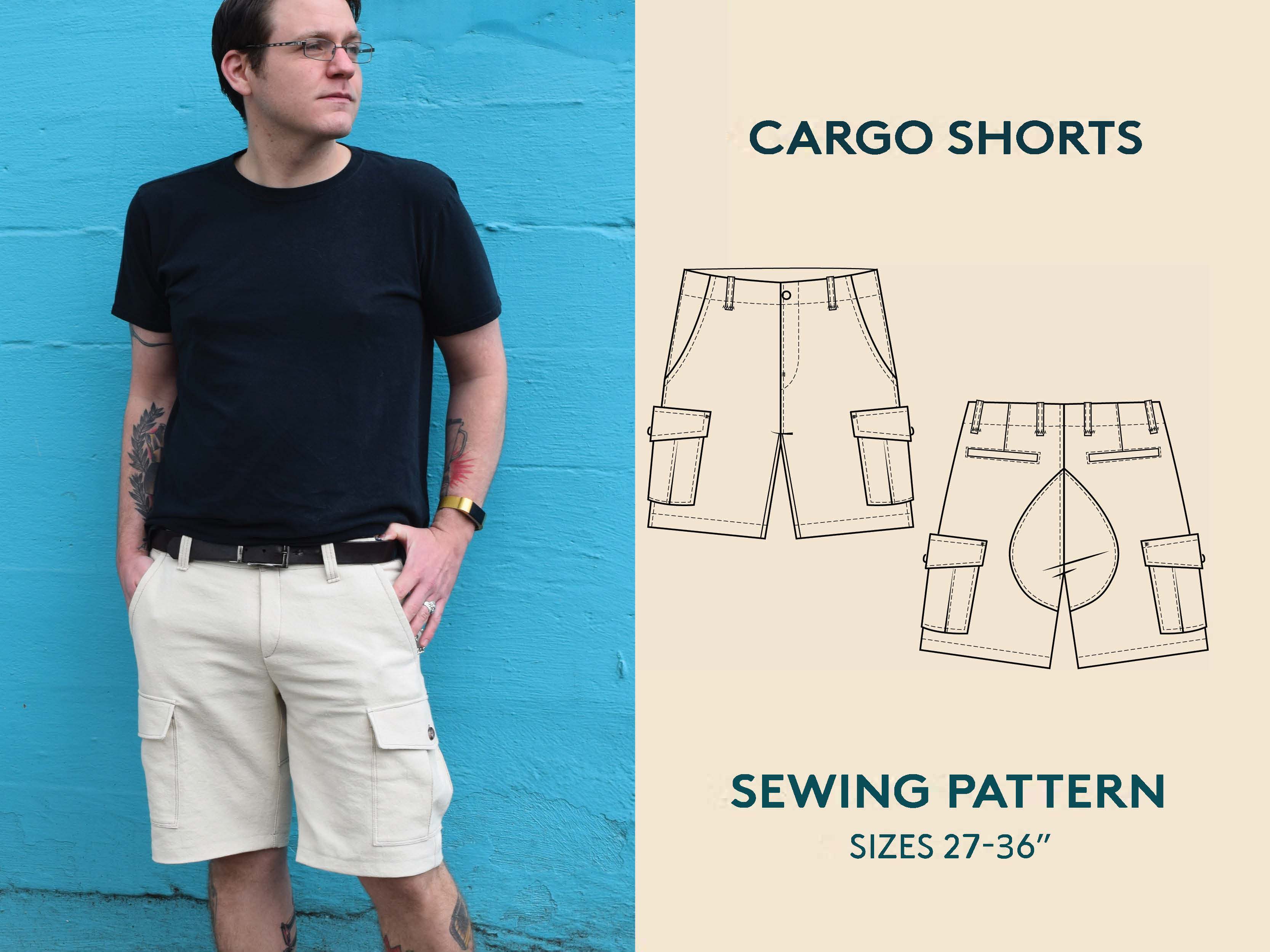 Cargo Shorts - Sewing Pattern | Wardrobe By Me