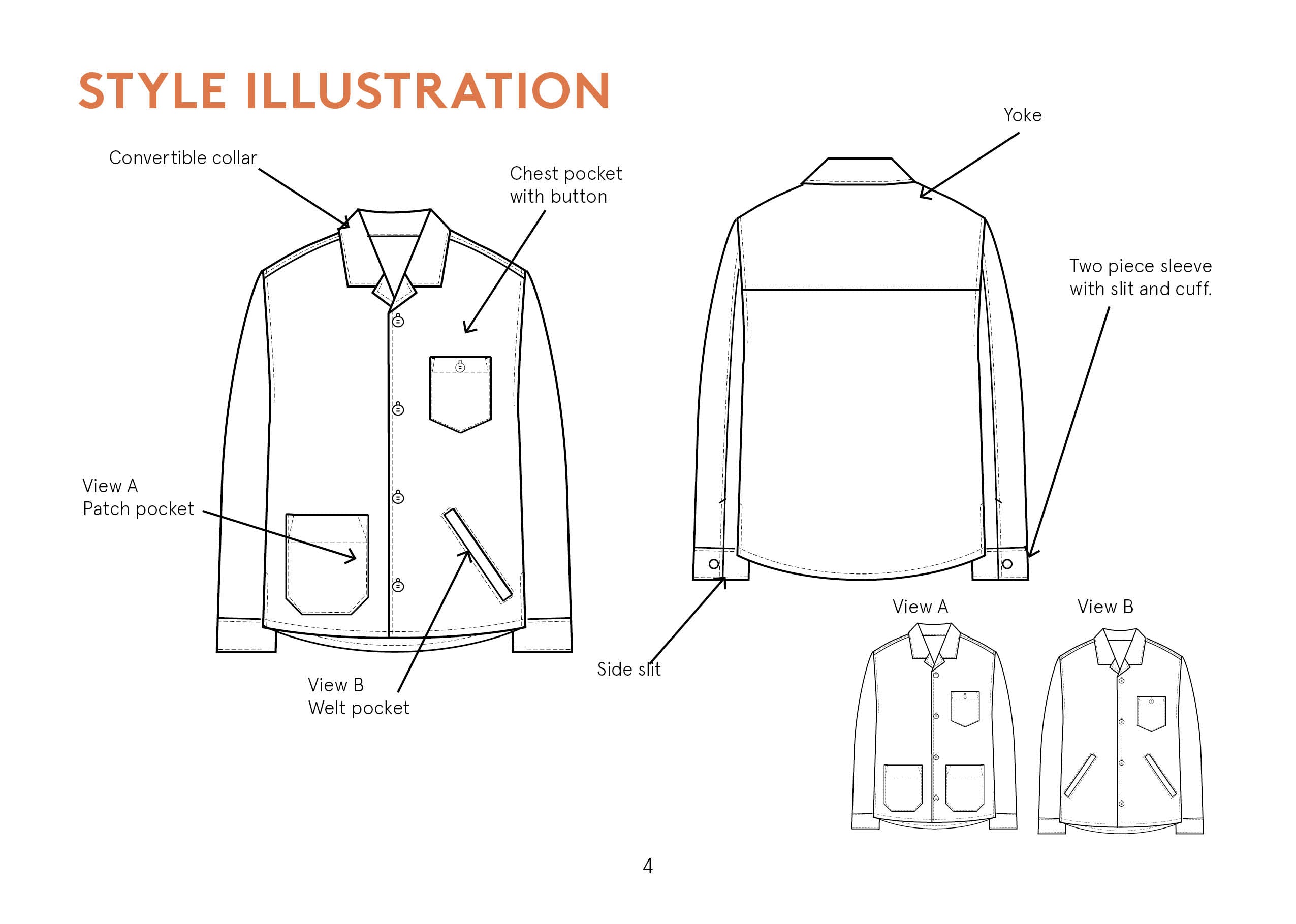 Overshirt Jacket - Sewing Pattern | Wardrobe By Me