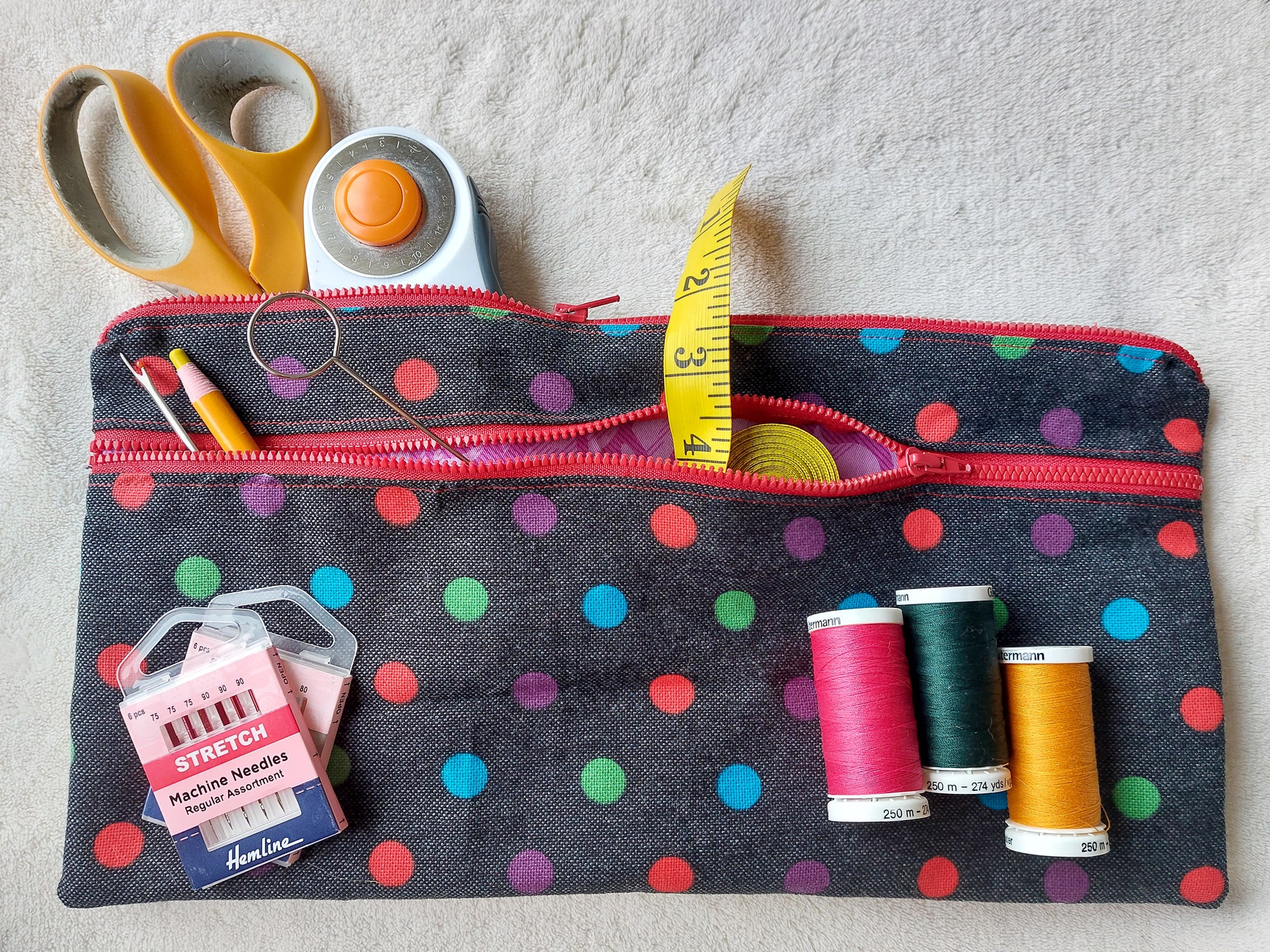 PDF Pattern - Double Cool Pencil Case | Waves & Wild
