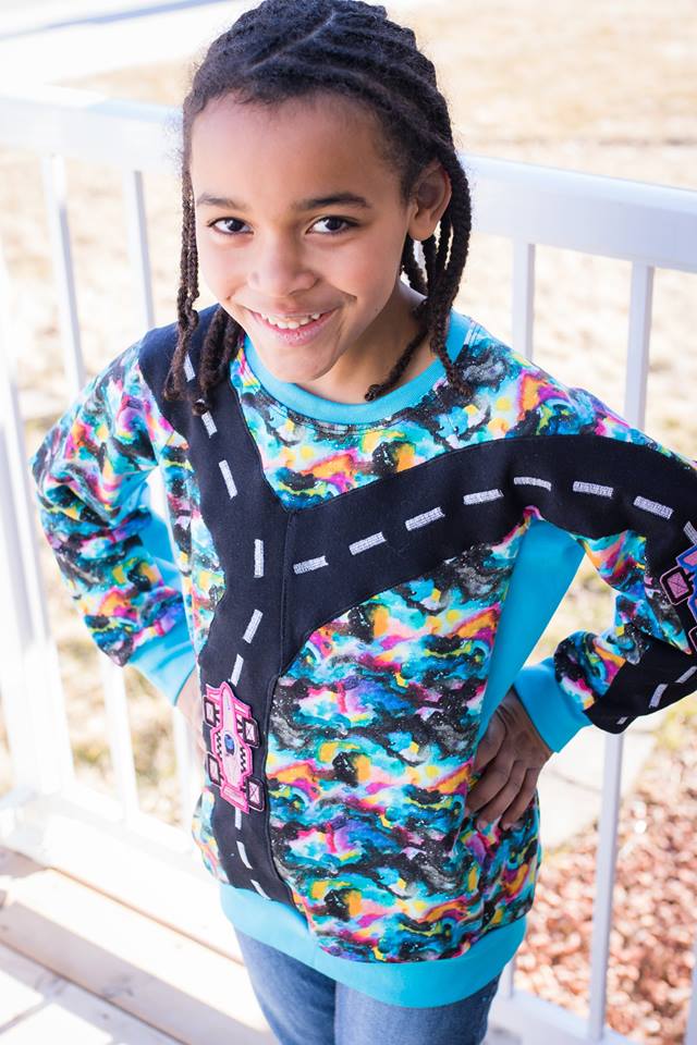 PDF Pattern - Beep Beep Raglan Sweatshirt | Waves & Wild