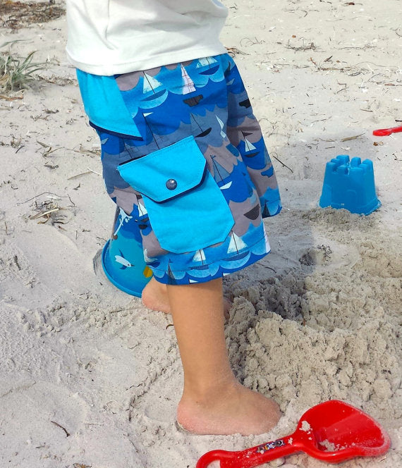 PDF Pattern - Hang Ten Boardies | Waves & Wild