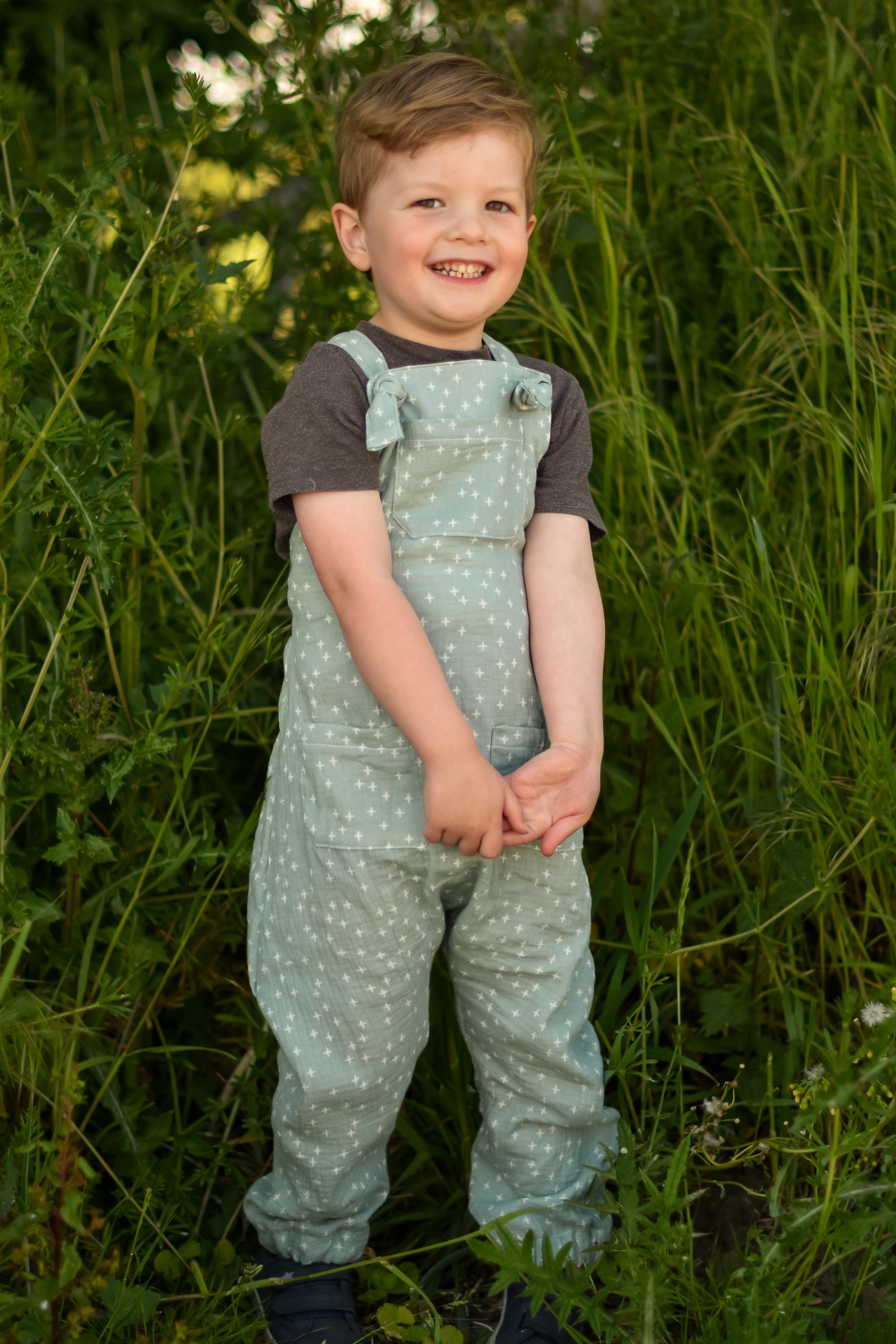 PDF Pattern - Wild and Free Dungarees - Child | Waves & Wild