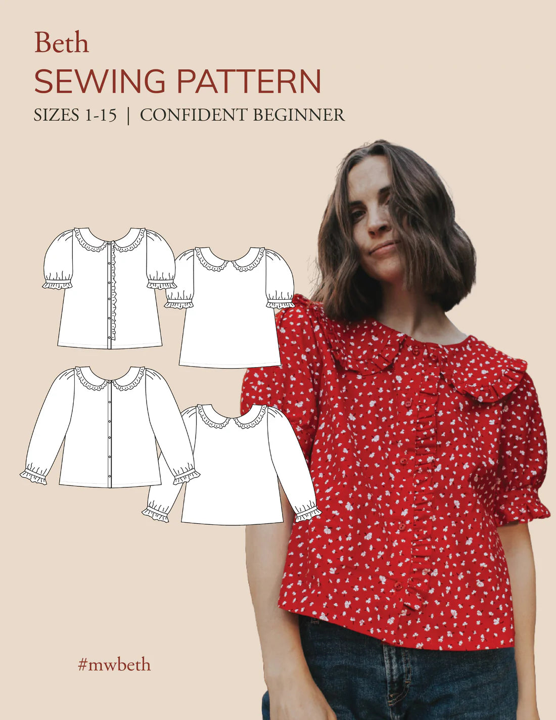 PDF Pattern - Beth Blouse | Madswick