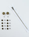 Jeans Hardware Set - Zipper Fly